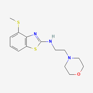 4-(methylthio)-N-(2-morpholinoethyl)benzo[d]thiazol-2-amine