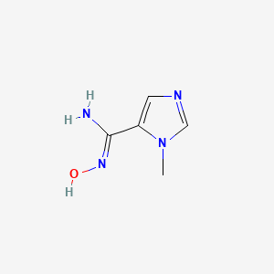 N'-hydroxy-1-methyl-1H-imidazole-5-carboximidamide