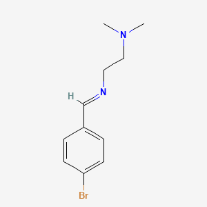 (E)-[(4-bromophenyl)methylidene][2-(dimethylamino)ethyl]amine