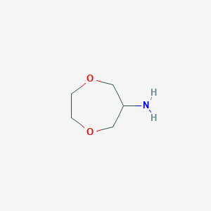 molecular formula C5H11NO2 B1426246 1,4-Dioxepan-6-amine CAS No. 1048962-45-3