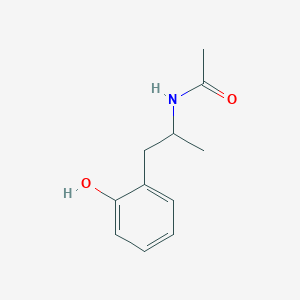 molecular formula C11H15NO2 B14262489 N-[1-(2-Hydroxyphenyl)propan-2-yl]acetamide CAS No. 137855-43-7