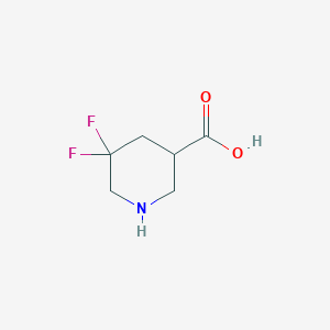 B1426251 5,5-Difluoropiperidine-3-carboxylic acid CAS No. 1255666-96-6