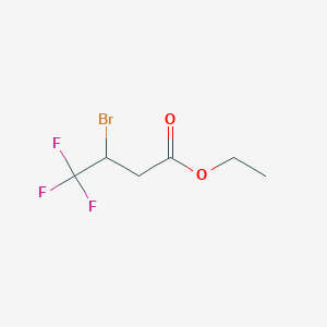 Ethyl 3-bromo-4,4,4-trifluorobutanoate