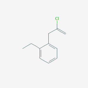 molecular formula C11H13Cl B1426258 2-Chloro-3-(2-ethylphenyl)-1-propene CAS No. 1263365-75-8