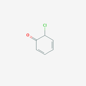 molecular formula C6H5ClO B14262649 6-Chlorocyclohexa-2,4-dien-1-one CAS No. 163186-40-1