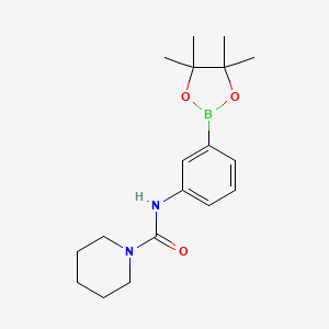 N-(3-(4,4,5,5-Tetramethyl-1,3,2-dioxaborolan-2-yl)phenyl)piperidine-1-carboxamide