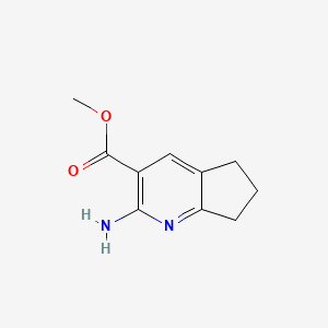 methyl 2-amino-5H,6H,7H-cyclopenta[b]pyridine-3-carboxylate