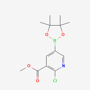 Methyl 2-chloro-5-(4,4,5,5-tetramethyl-1,3,2-dioxaborolan-2-YL)nicotinate