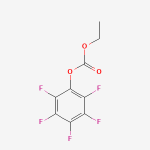 molecular formula C9H5F5O3 B14262833 Ethyl pentafluorophenyl carbonate CAS No. 152685-14-8