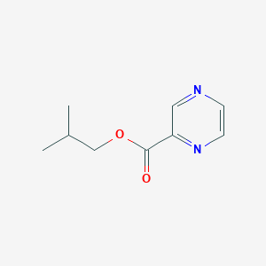 molecular formula C9H12N2O2 B14262846 2-Methylpropyl pyrazine-2-carboxylate CAS No. 158905-14-7