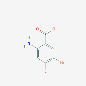 molecular formula C8H7BrFNO2 B1426287 Methyl 2-amino-5-bromo-4-fluorobenzoate CAS No. 1314987-34-2