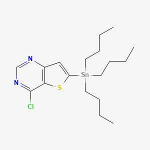 4-Chloro-6-(tributylstannyl)thieno[3,2-d]pyrimidine