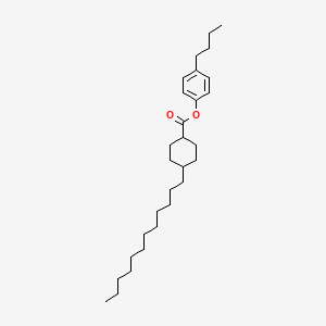 molecular formula C29H48O2 B14262991 4-Butylphenyl 4-dodecylcyclohexane-1-carboxylate CAS No. 135132-97-7