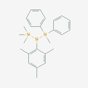 molecular formula C25H33Si3 B14262997 CID 78061098 