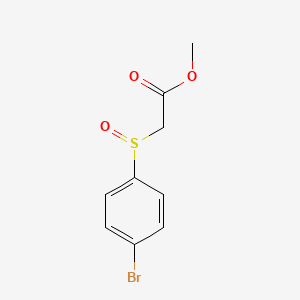 Methyl 2-(4-bromobenzenesulfinyl)acetate