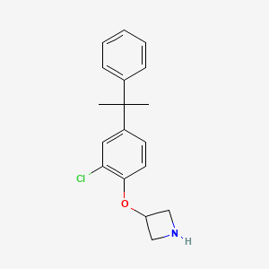 3-[2-Chloro-4-(1-methyl-1-phenylethyl)phenoxy] azetidine