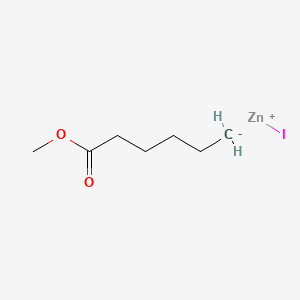 molecular formula C7H13IO2Zn B14263043 iodozinc(1+);methyl hexanoate CAS No. 131392-85-3