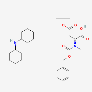 molecular formula C29H46N2O6 B1426307 Z-N-Me-Asp(OtBu)-OH DCHA CAS No. 200341-08-8