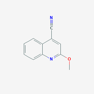 molecular formula C11H8N2O B1426313 2-Methoxyquinoline-4-carbonitrile CAS No. 855165-19-4