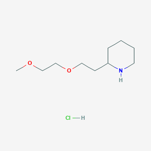 2-[2-(2-Methoxyethoxy)ethyl]piperidine hydrochloride
