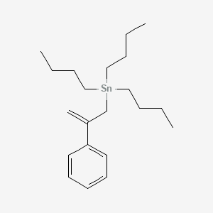 molecular formula C21H36Sn B14263239 Stannane, tributyl(2-phenyl-2-propenyl)- CAS No. 138712-46-6