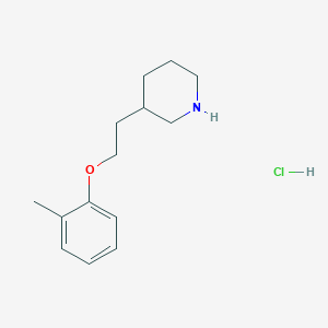 3-[2-(2-Methylphenoxy)ethyl]piperidine hydrochloride