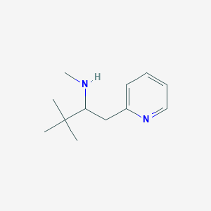 [3,3-Dimethyl-1-(pyridin-2-yl)butan-2-yl](methyl)amine