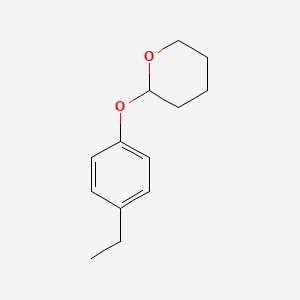 molecular formula C13H18O2 B14263347 2H-Pyran, 2-(4-ethylphenoxy)tetrahydro- CAS No. 140226-52-4