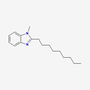 molecular formula C17H26N2 B14263393 1-Methyl-2-nonyl-1H-benzimidazole CAS No. 137691-97-5