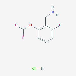 2-(Difluoromethoxy)-6-fluorobenzylamine hydrochloride