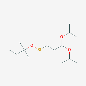molecular formula C14H30O3Si B14263417 CID 78062033 