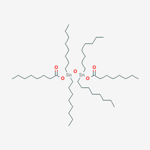 molecular formula C48H98O5Sn2 B14263433 1,3-Bis(octanoyloxy)-1,1,3,3-tetraoctyldistannoxane CAS No. 131403-86-6