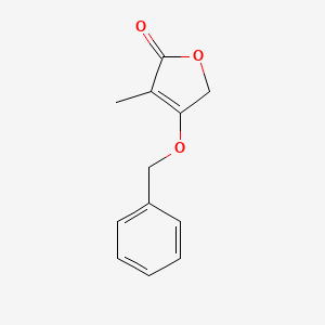 molecular formula C12H12O3 B14263452 4-(Benzyloxy)-3-methylfuran-2(5H)-one CAS No. 137910-39-5