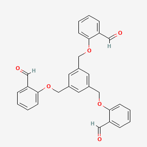 molecular formula C30H24O6 B14263482 Benzaldehyde, 2,2',2''-[1,3,5-benzenetriyltris(methyleneoxy)]tris- CAS No. 184587-74-4