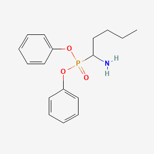 molecular formula C17H22NO3P B14263538 Diphenyl (1-aminopentyl)phosphonate CAS No. 156336-41-3