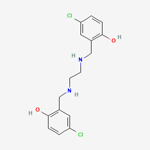 molecular formula C16H18Cl2N2O2 B14263547 Phenol, 2,2'-[1,2-ethanediylbis(iminomethylene)]bis[4-chloro- CAS No. 162586-72-3