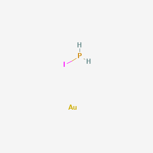 molecular formula AuH2IP B14263580 Phosphinous iodide--gold (1/1) CAS No. 154828-33-8