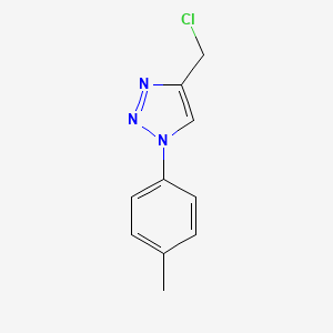 molecular formula C10H10ClN3 B1426361 4-(chloromethyl)-1-(4-methylphenyl)-1H-1,2,3-triazole CAS No. 1247531-63-0