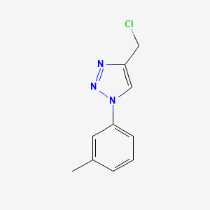 4-(chloromethyl)-1-(3-methylphenyl)-1H-1,2,3-triazole