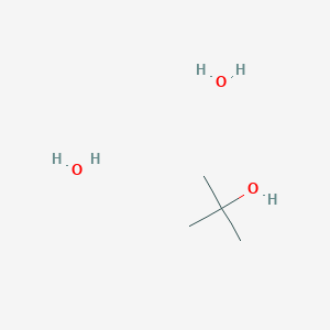 molecular formula C4H14O3 B14263732 Tertiary butyl alcohol dihydrate CAS No. 153205-82-4