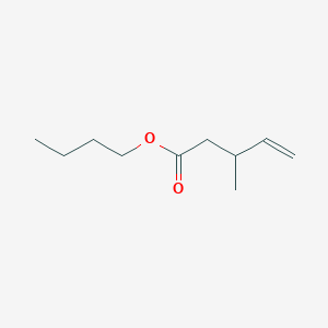 molecular formula C10H18O2 B14263747 Butyl 3-methylpent-4-enoate CAS No. 184649-42-1
