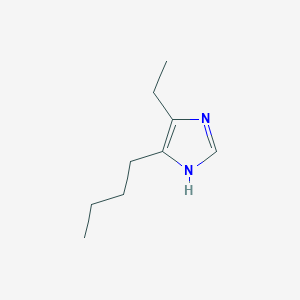 molecular formula C9H16N2 B14263771 5-butyl-4-ethyl-1H-imidazole CAS No. 161095-95-0