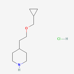 4-[2-(Cyclopropylmethoxy)ethyl]piperidine hydrochloride