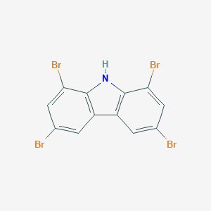 molecular formula C12H5Br4N B142638 1,3,6,8-Tetrabromocarbazole CAS No. 55119-09-0