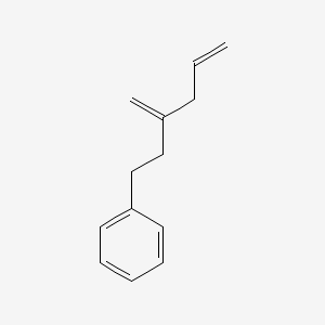 molecular formula C13H16 B14263805 Benzene, (3-methylene-5-hexenyl)- CAS No. 134306-74-4