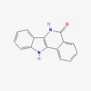 molecular formula C15H10N2O B14263890 6H,11H-Indolo[3,2-c]Isoquinoline-5-one CAS No. 153141-58-3