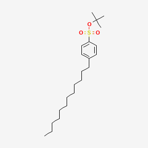 molecular formula C22H38O3S B14263912 tert-Butyl 4-dodecylbenzene-1-sulfonate CAS No. 165378-16-5