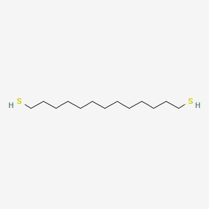 molecular formula C13H28S2 B14263948 Tridecane-1,13-dithiol CAS No. 152996-46-8