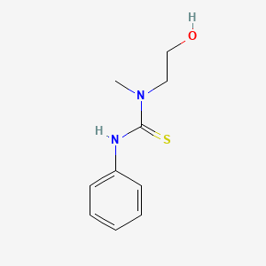 molecular formula C10H14N2OS B14263963 Thiourea, N-(2-hydroxyethyl)-N-methyl-N'-phenyl- CAS No. 137935-17-2