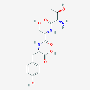molecular formula C16H23N3O7 B14263984 L-Threonyl-L-seryl-L-tyrosine CAS No. 133706-66-8